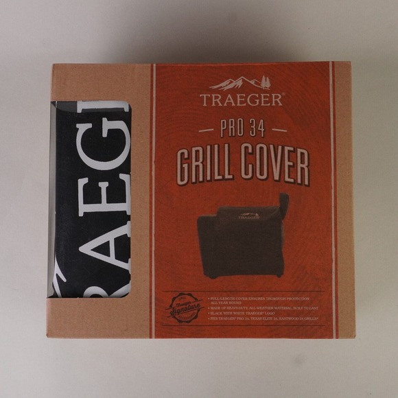 Traeger Weather Resistant Heavy Duty Full Length Grill Cover Texas Elite Pro 34 - Picture 2 of 9